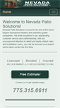 Mobile Screenshot of nevadapatiosolutions.com